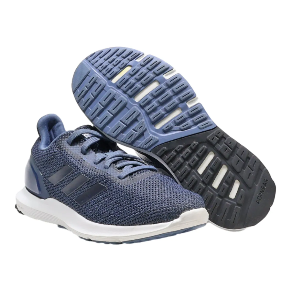 ADIDAS Cloudfoam Sneaker Trainers Blue Canvas Womens UK 5