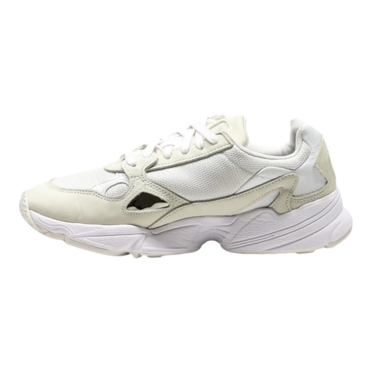 ADIDAS Falcon 2018 Sneaker Trainers White Canvas Womens UK 7.5