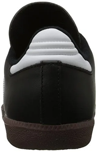 adidas Men's Samba Classic Soccer Shoe,Black/Running White,13 M US