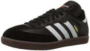adidas Men's Samba Classic Soccer Shoe,Black/Running White,13 M US