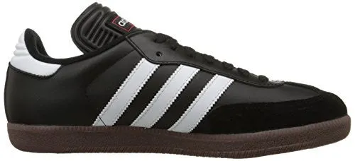 adidas Men's Samba Classic Soccer Shoe,Black/Running White,13 M US