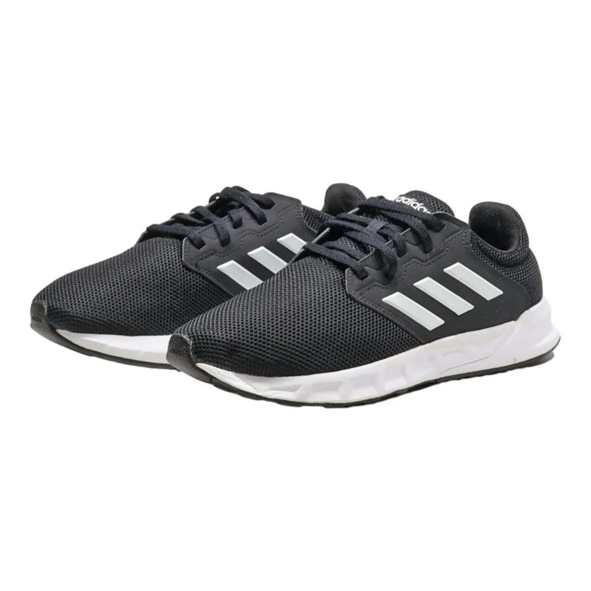 ADIDAS Sneaker Trainers Black Canvas Mens UK 7.5