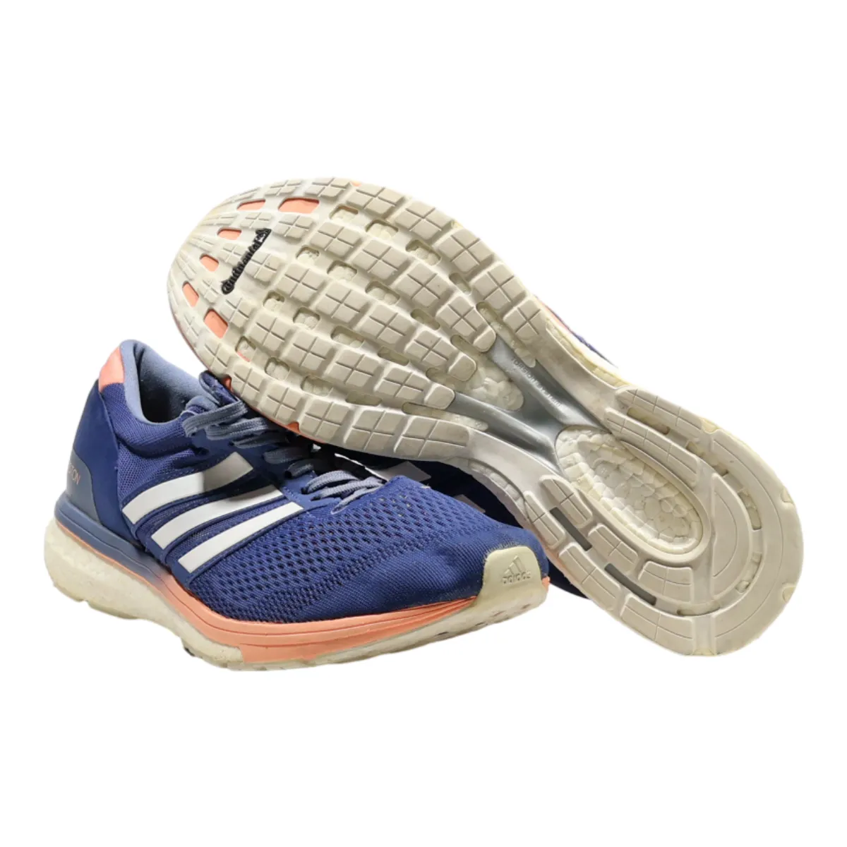 ADIDAS Sneaker Trainers Blue Canvas Womens UK 9