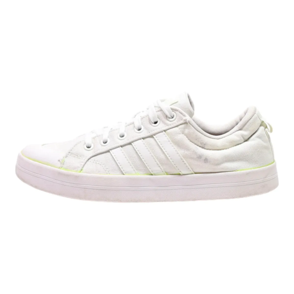 ADIDAS Sneaker Trainers White Canvas Mens UK 7.5