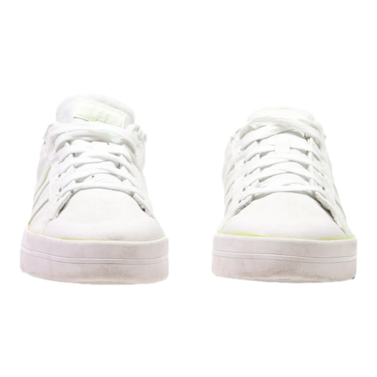 ADIDAS Sneaker Trainers White Canvas Mens UK 7.5