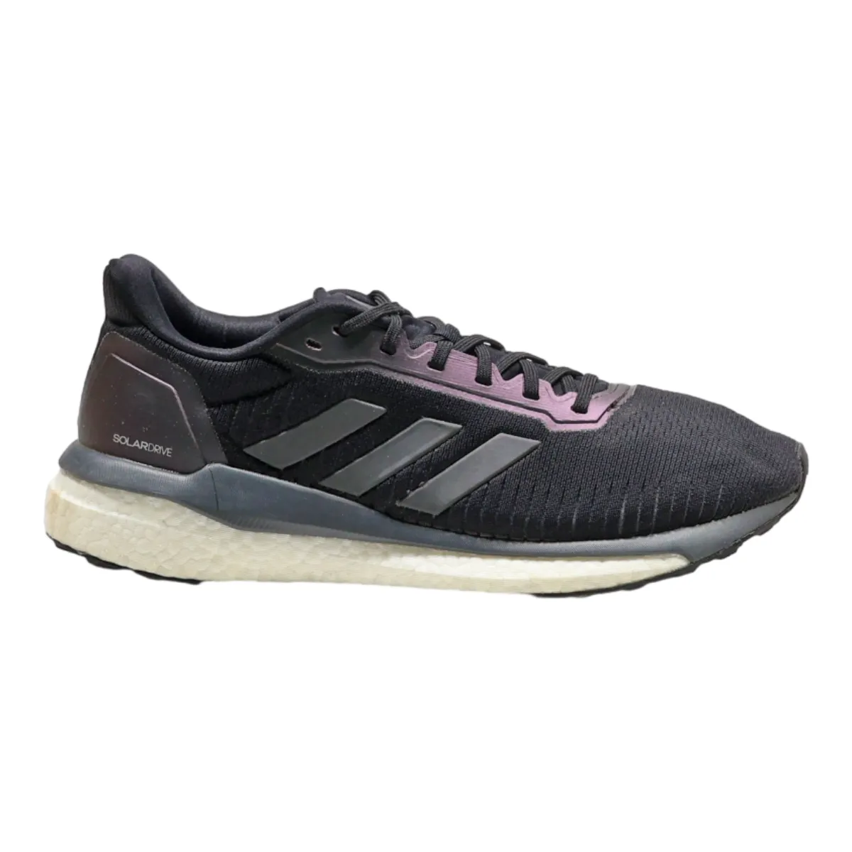 ADIDAS Solar Drive Sneaker Trainers Black Canvas Mens UK 9.5