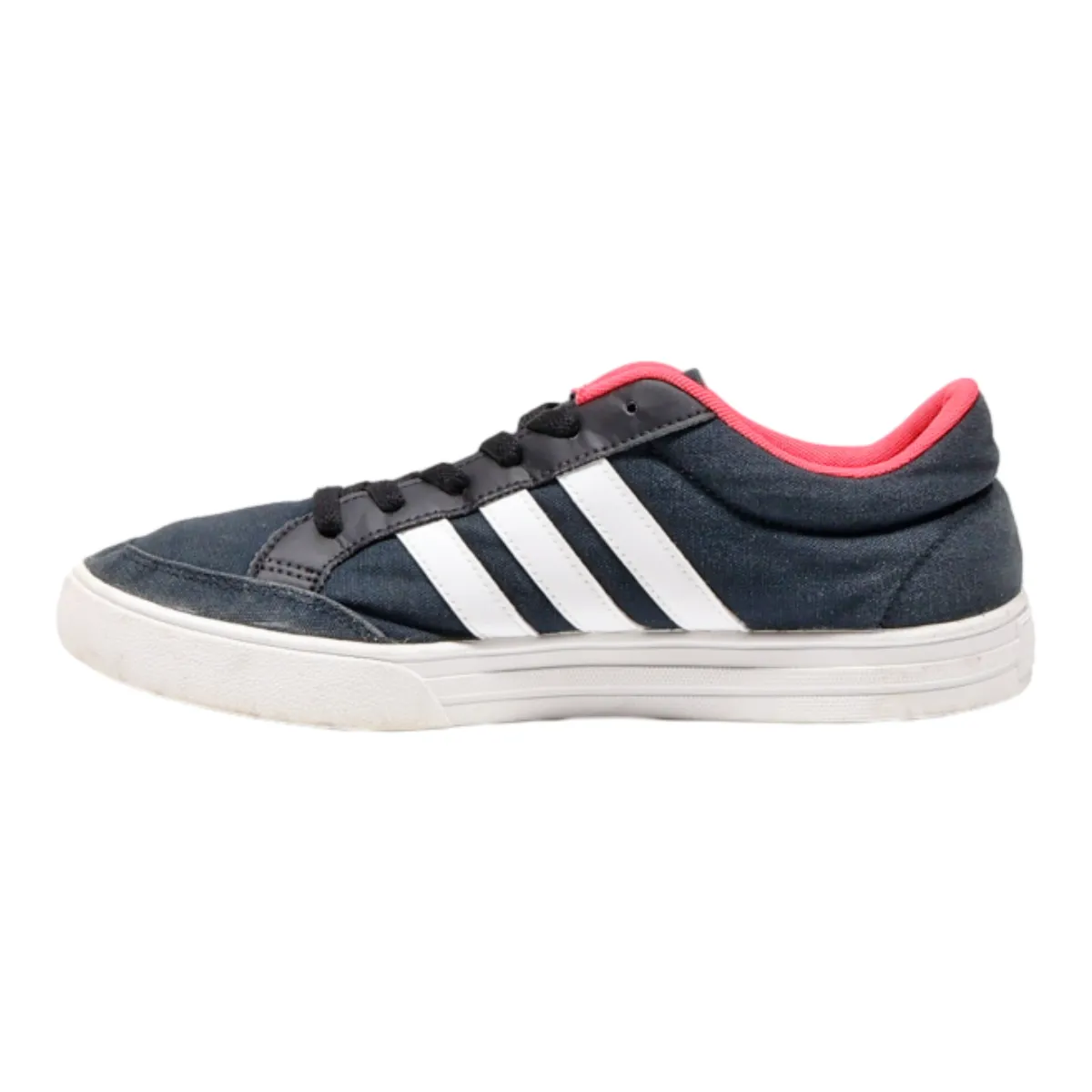 ADIDAS VS Set Sneaker Trainers Black Canvas Womens UK 8