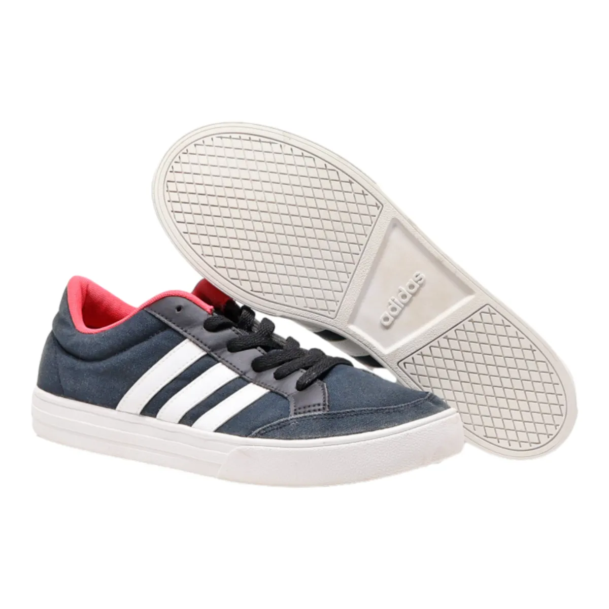 ADIDAS VS Set Sneaker Trainers Black Canvas Womens UK 8