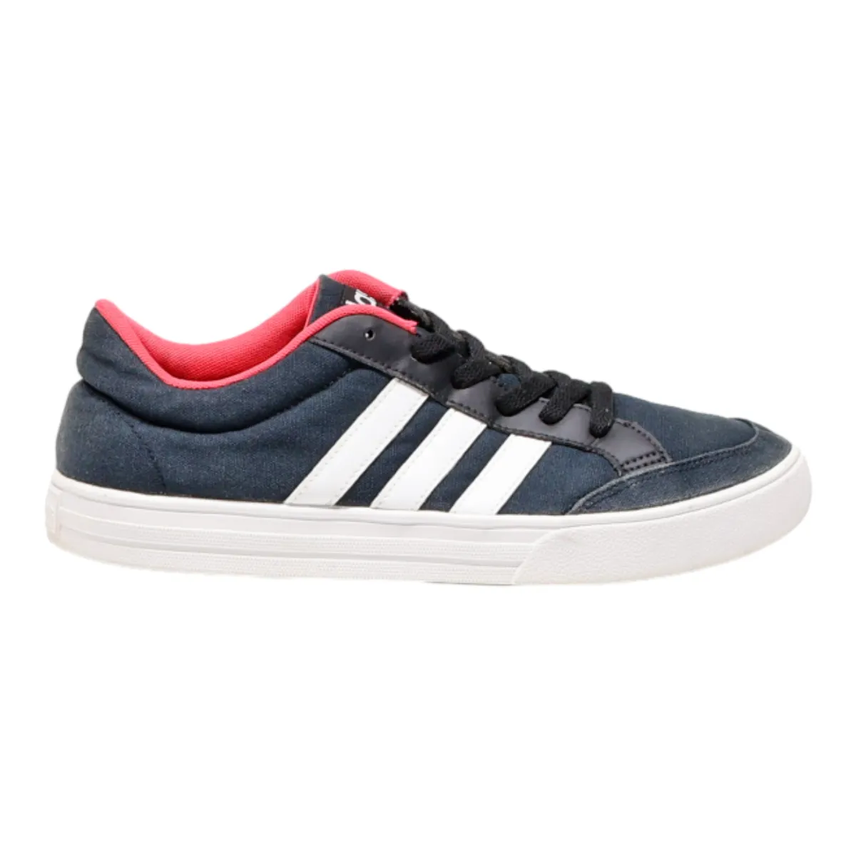 ADIDAS VS Set Sneaker Trainers Black Canvas Womens UK 8