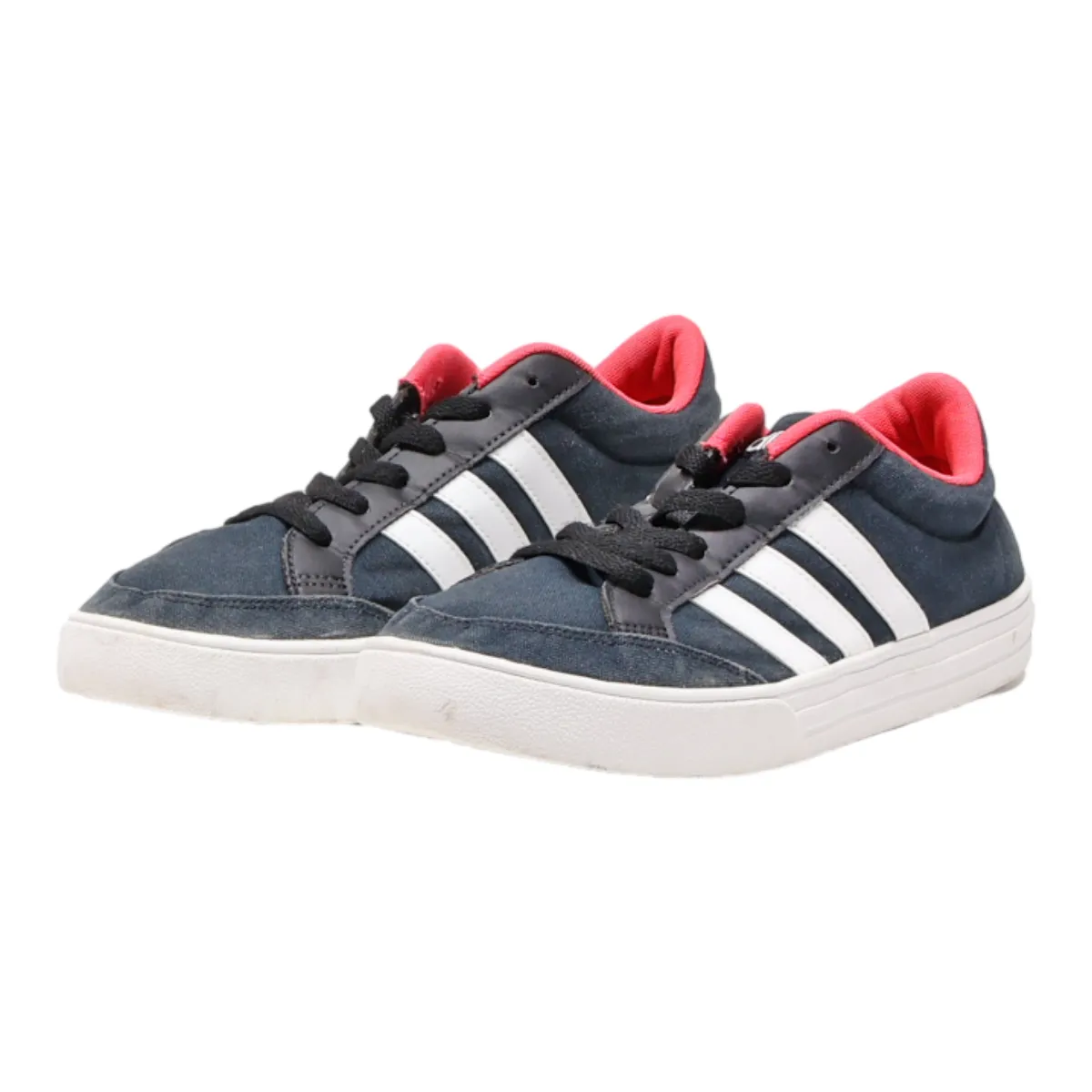 ADIDAS VS Set Sneaker Trainers Black Canvas Womens UK 8