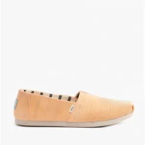 ALPARGATA Ladies Canvas Espadrille Shoes Light Orange