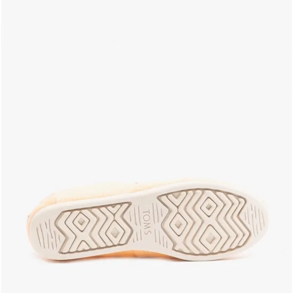 ALPARGATA Ladies Canvas Espadrille Shoes Light Orange