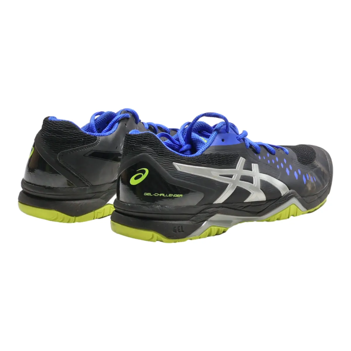 ASICS Sneaker Trainers Black Canvas Mens UK 7