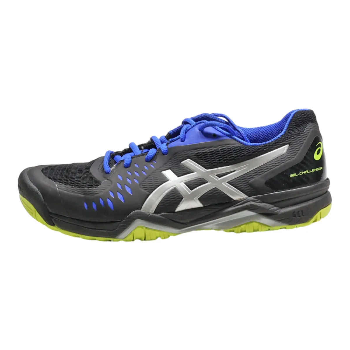 ASICS Sneaker Trainers Black Canvas Mens UK 7