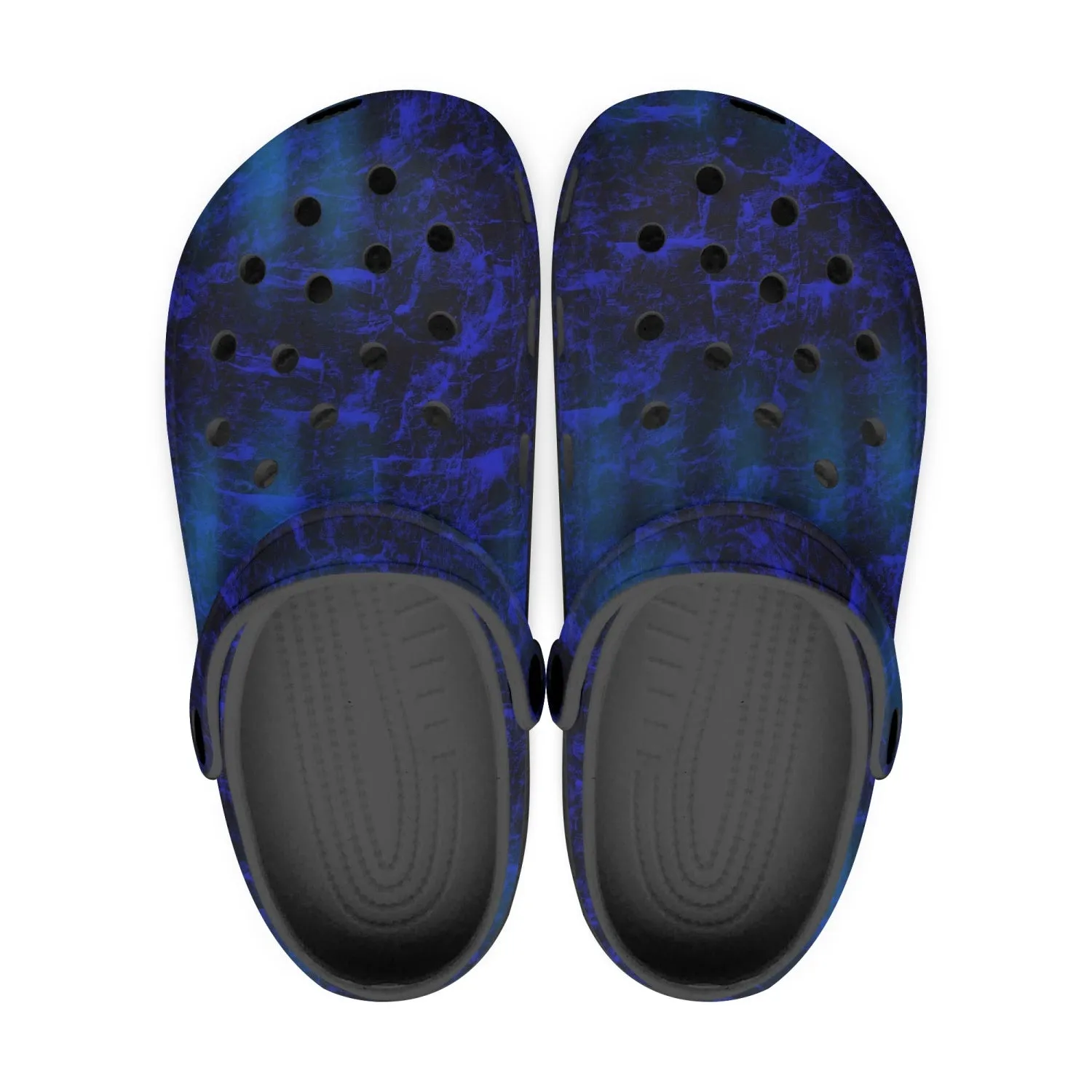 Blue Steel Black Unisex Rubber Shoes up to size 12