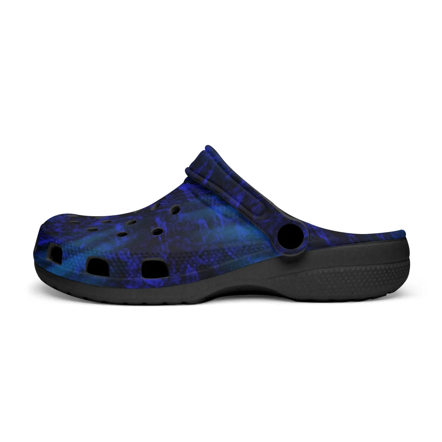 Blue Steel Black Unisex Rubber Shoes up to size 12