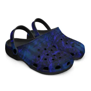 Blue Steel Black Unisex Rubber Shoes up to size 12