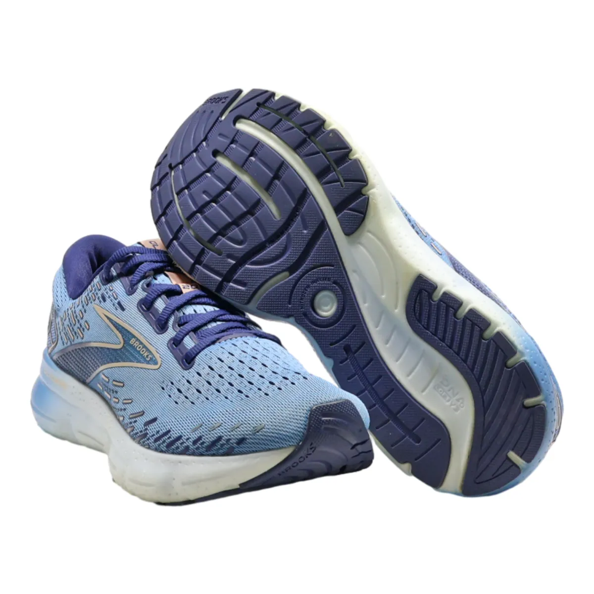 BROOKS BROTHERS Sneaker Trainers Blue Canvas Mens UK 7