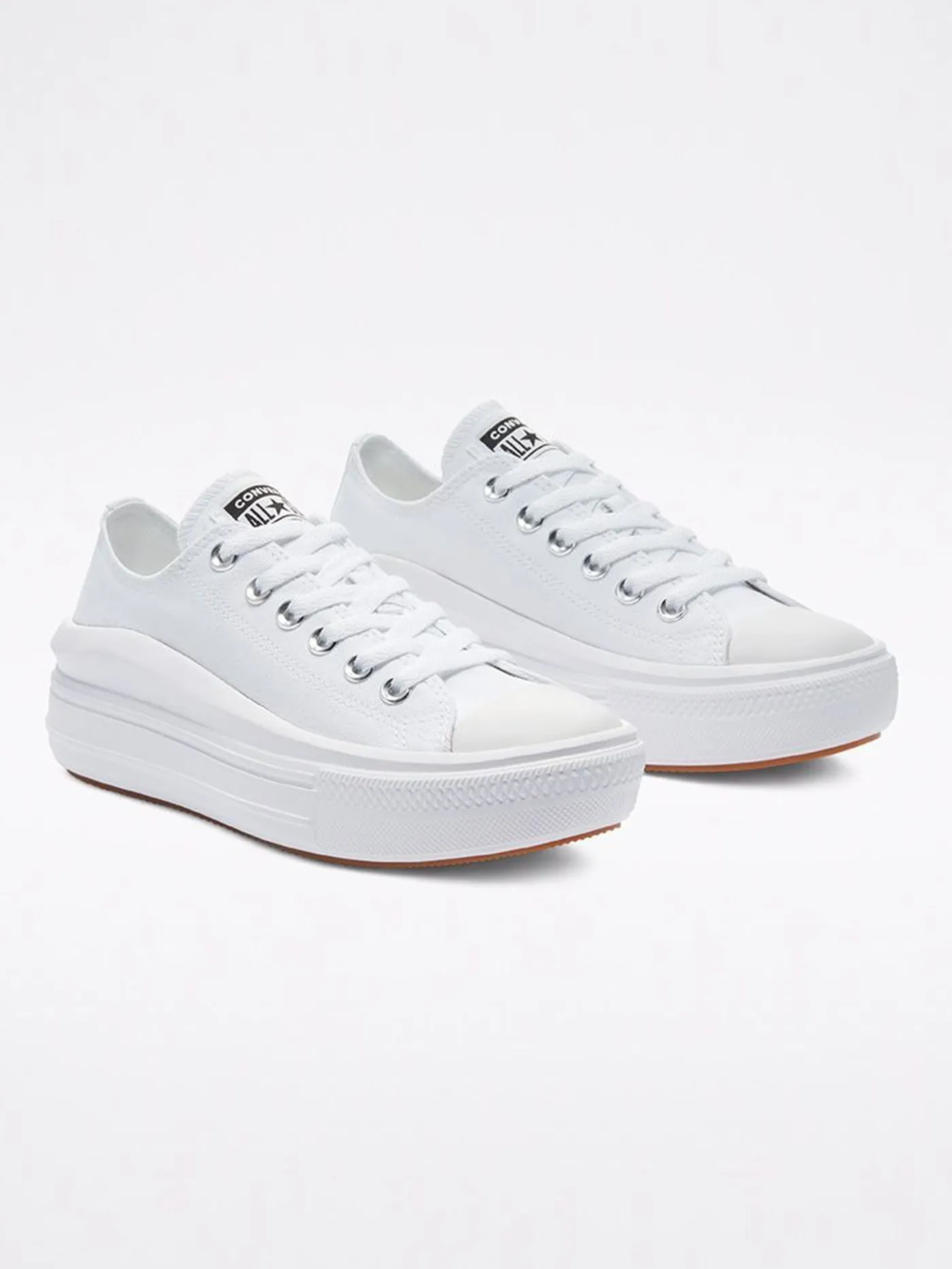 Colour Chuck Taylor All Star Move Low Top White/White/White Shoes
