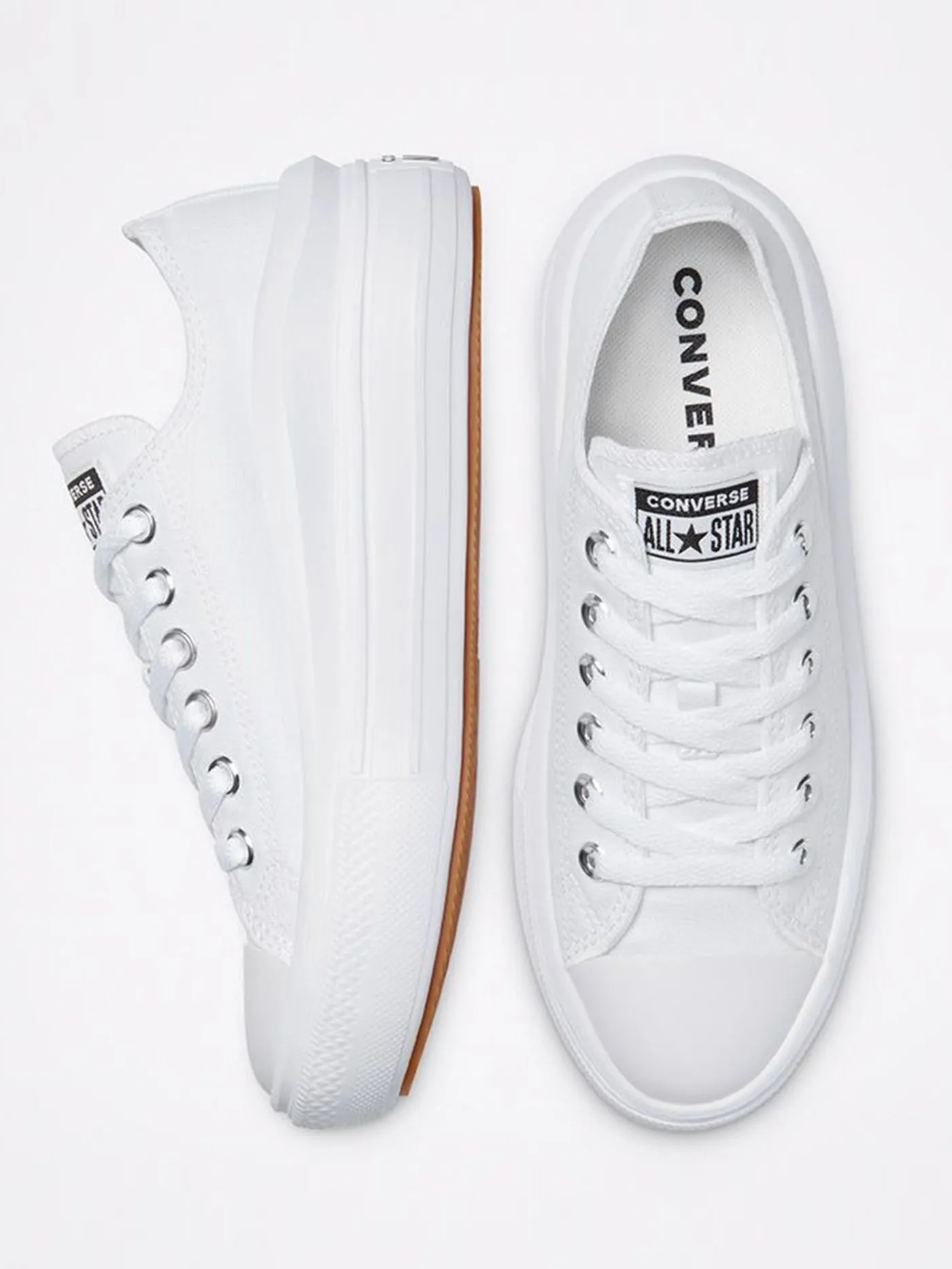 Colour Chuck Taylor All Star Move Low Top White/White/White Shoes