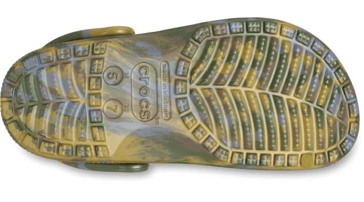 Crocs Classic Marbled Clog Aloe Multi