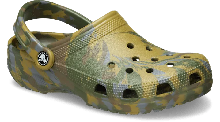 Crocs Classic Marbled Clog Aloe Multi