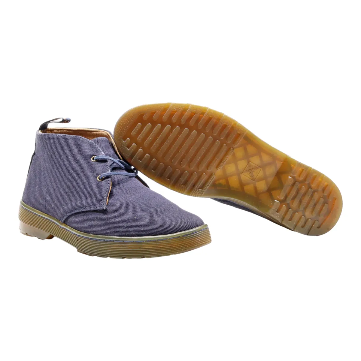 DR MARTENS Daytona Desert Boots Blue Canvas Womens UK 6.5