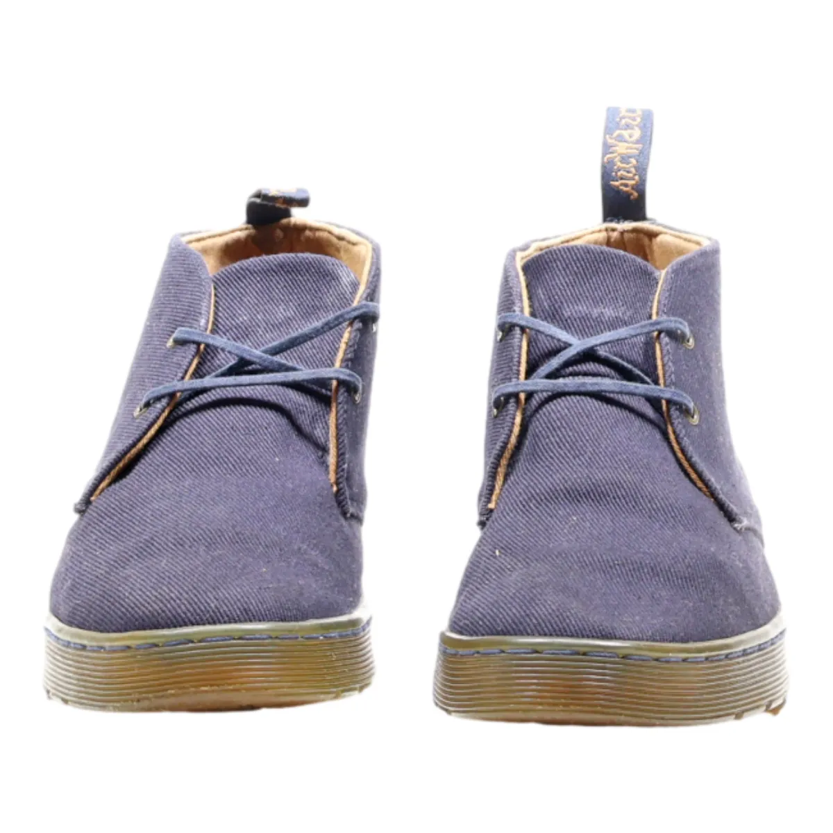 DR MARTENS Daytona Desert Boots Blue Canvas Womens UK 6.5