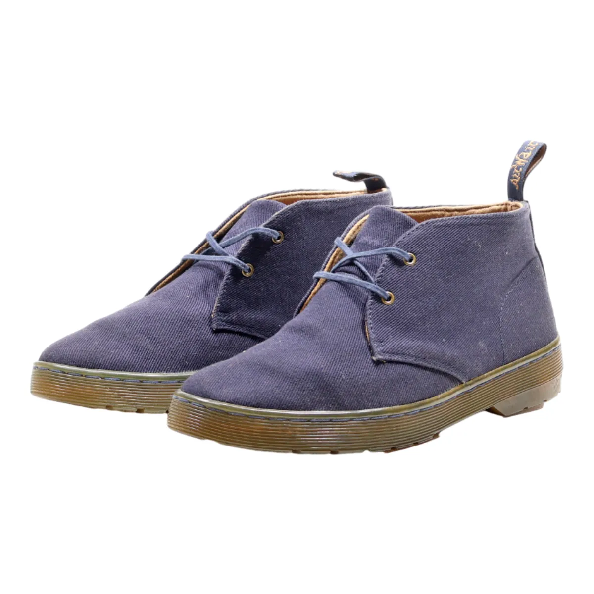 DR MARTENS Daytona Desert Boots Blue Canvas Womens UK 6.5