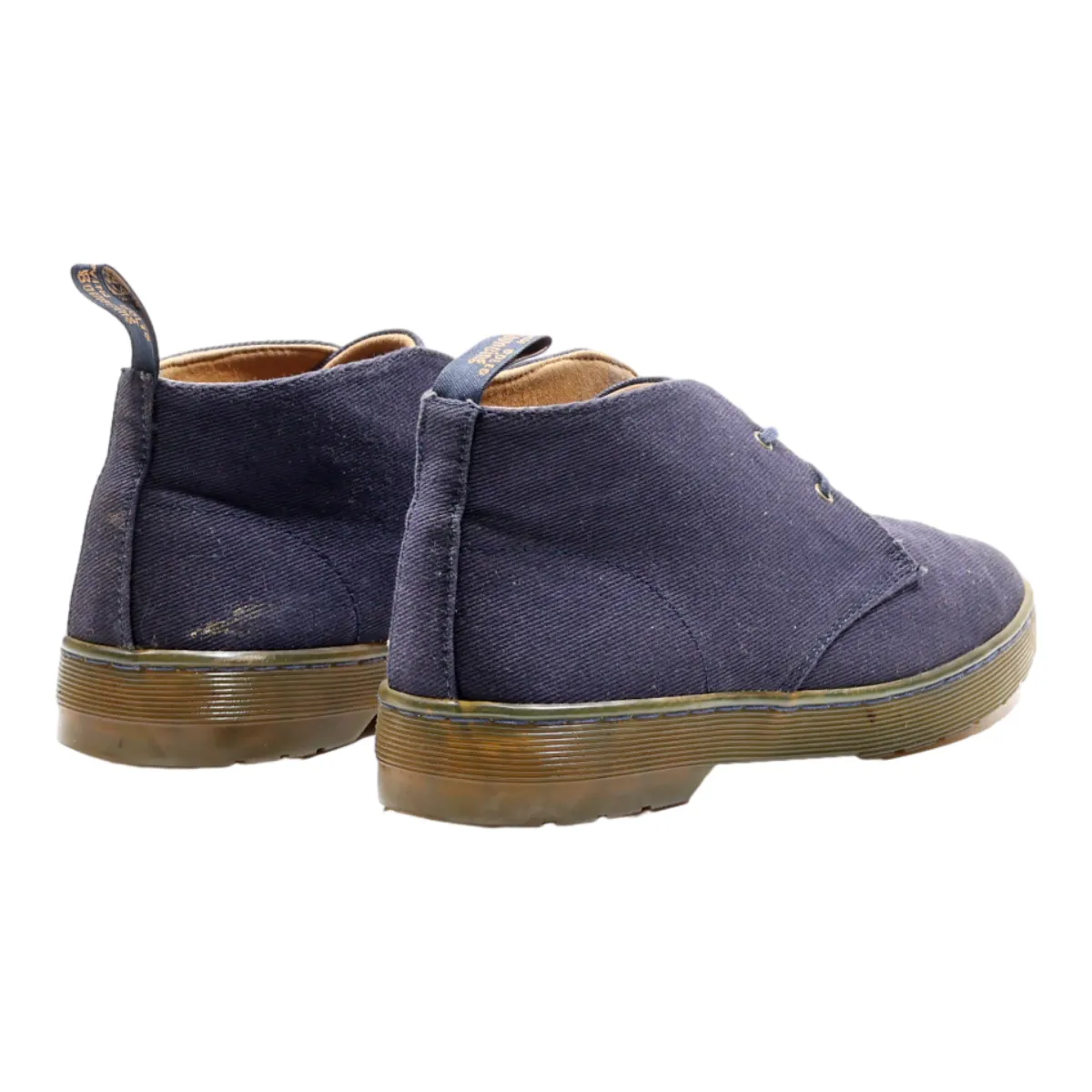 DR MARTENS Daytona Desert Boots Blue Canvas Womens UK 6.5