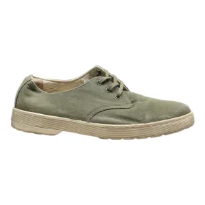 DR MARTENS Delray Derby Shoes Green Canvas Mens UK 10