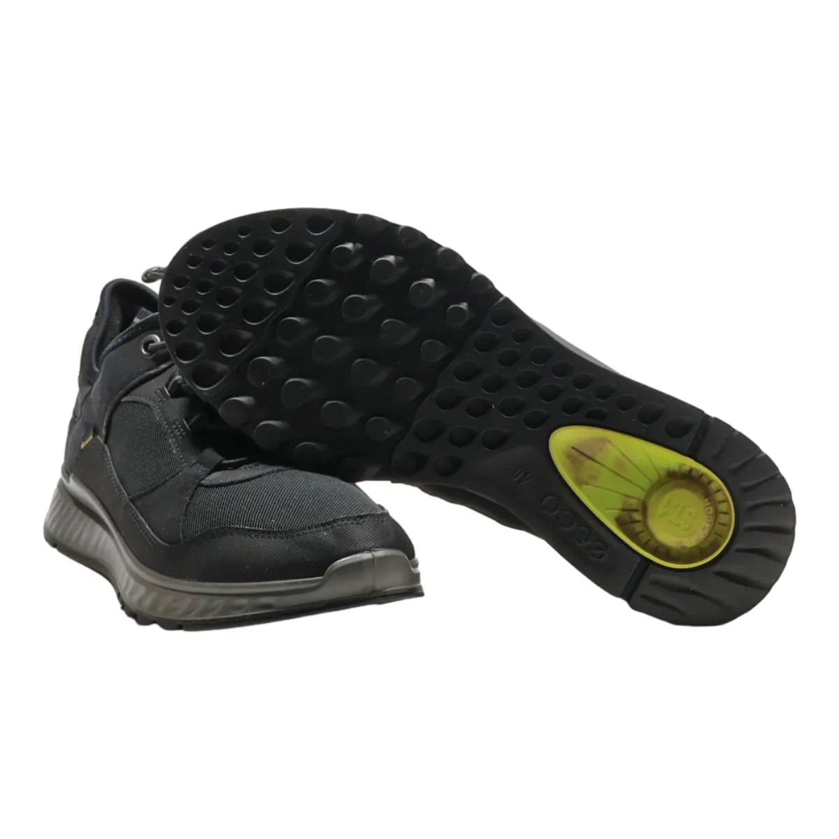 ECCO Sneaker Trainers Black Canvas Mens UK 6.5