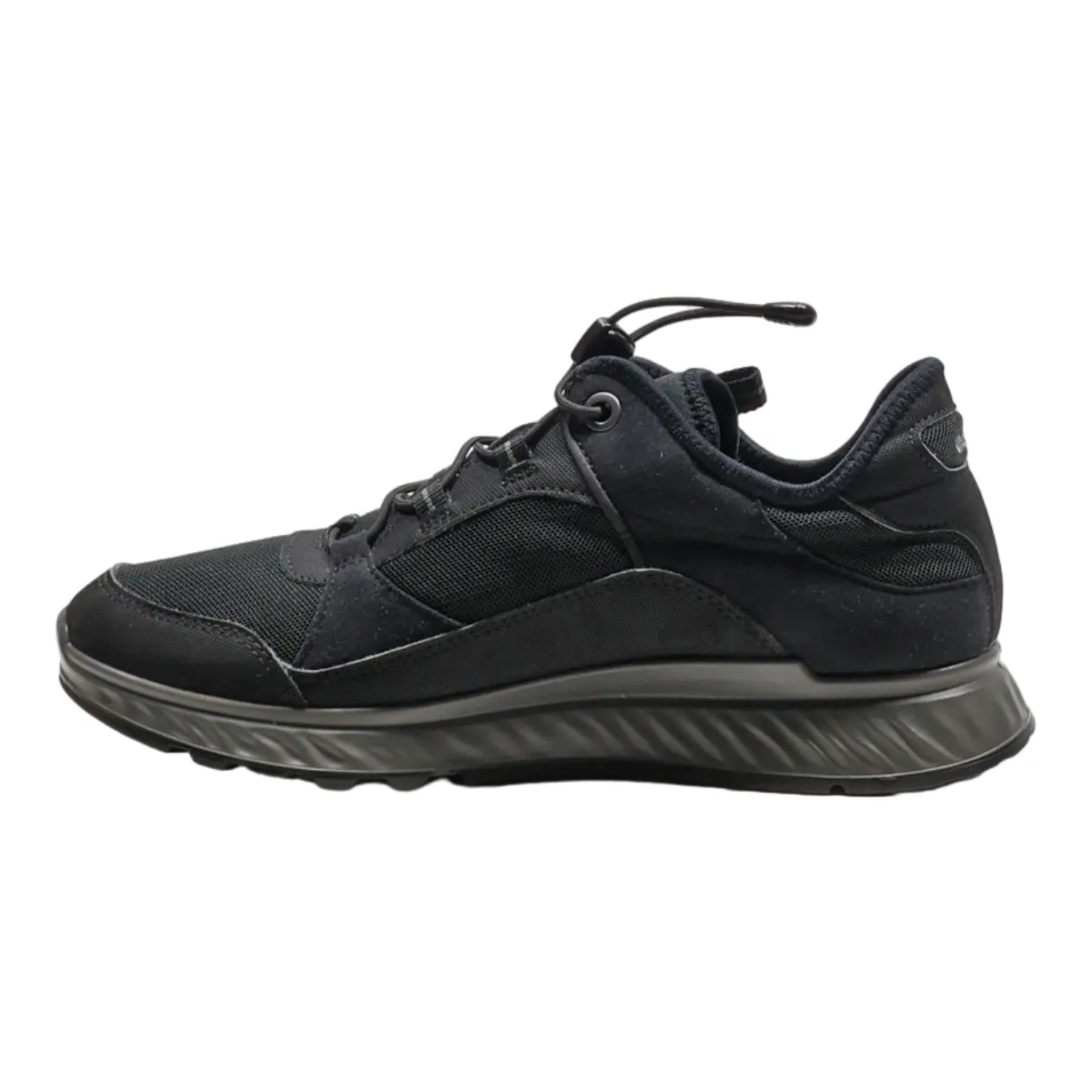 ECCO Sneaker Trainers Black Canvas Mens UK 6.5