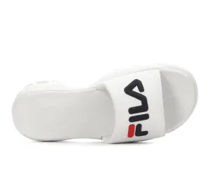 Fila Disruptor Bold Logo Pool Womens Slides White