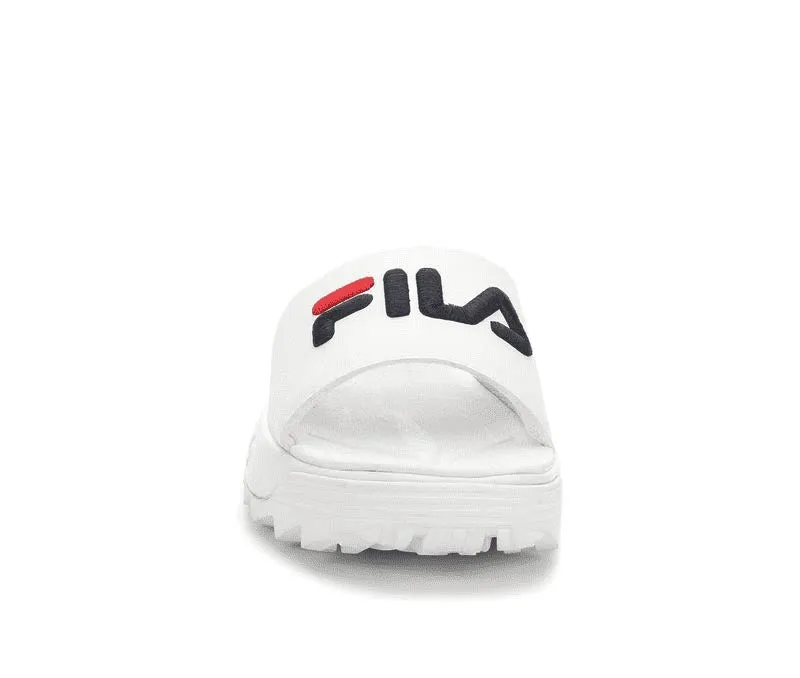 Fila Disruptor Bold Logo Pool Womens Slides White