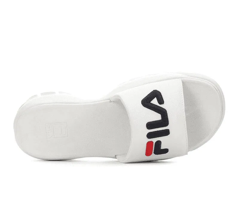 Fila Disruptor Bold Logo Pool Womens Slides White