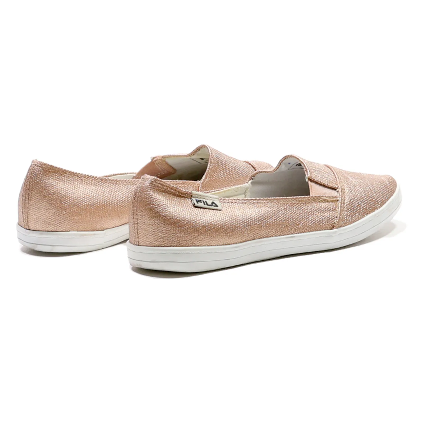 FILA Pump Shoes Pink Canvas Womens UK 4