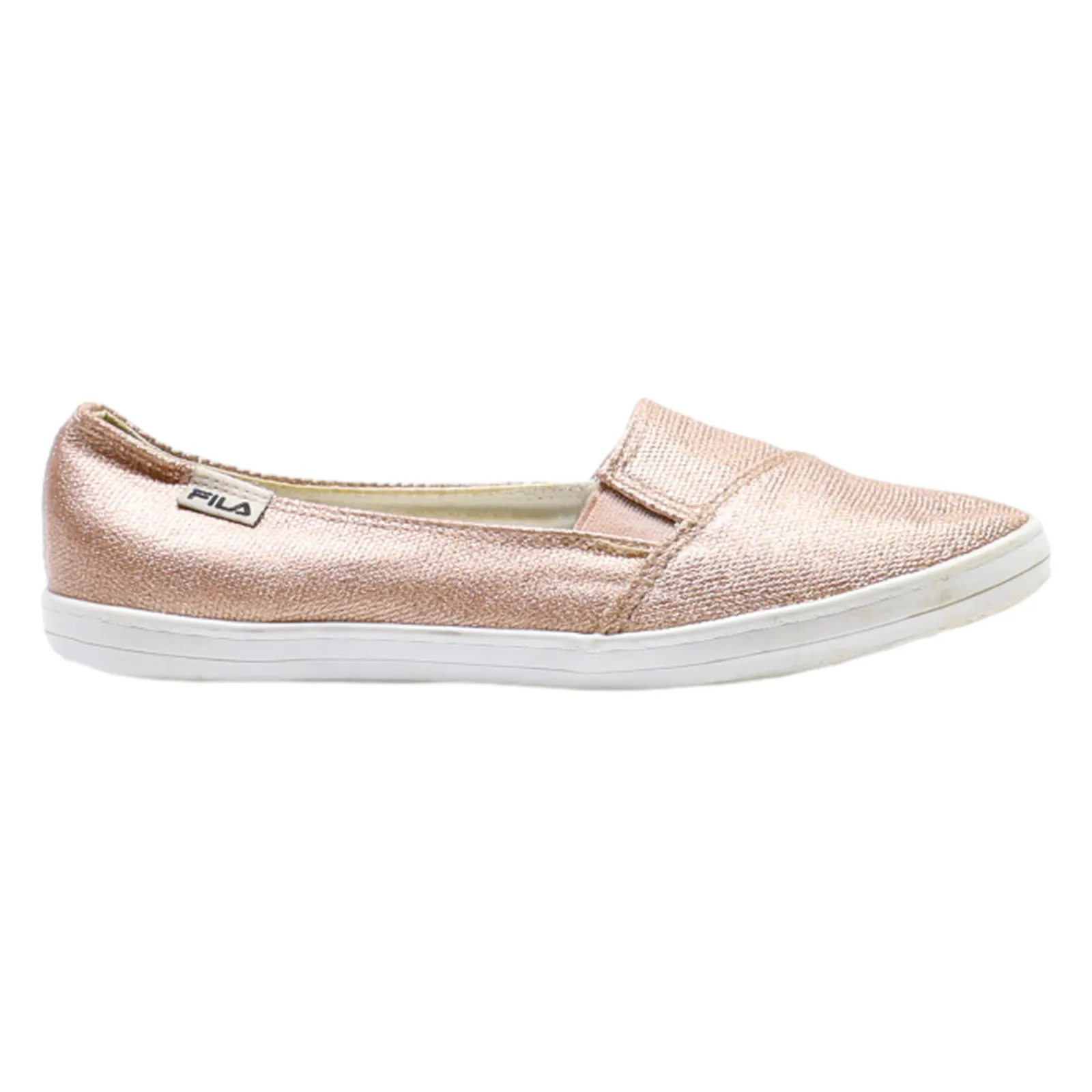 FILA Pump Shoes Pink Canvas Womens UK 4