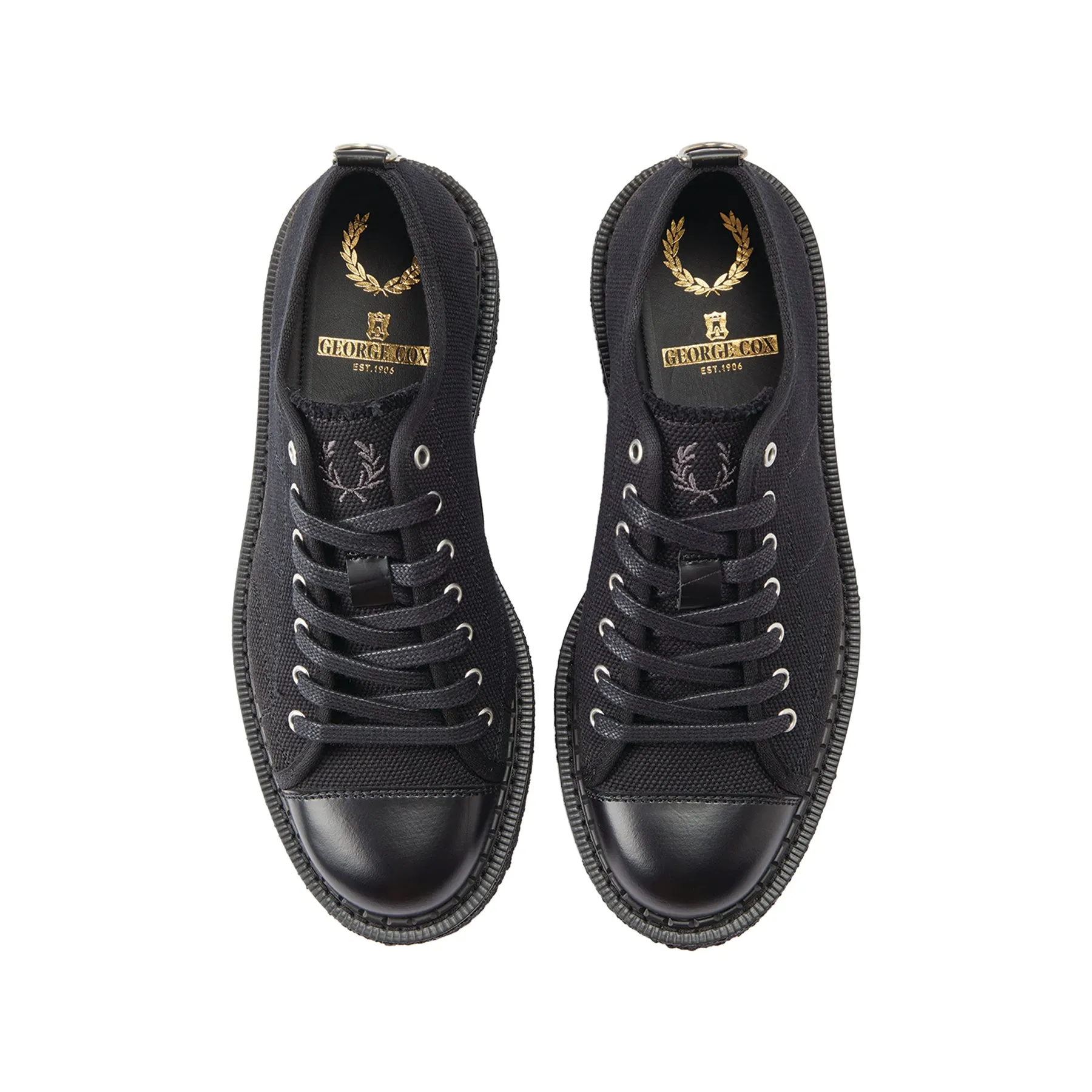 Fred Perry X George Cox Monkey Shoe Heavy Canvas.