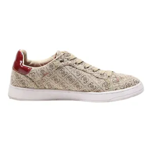 GUESS Sneaker Trainers Brown Canvas Mens UK 6