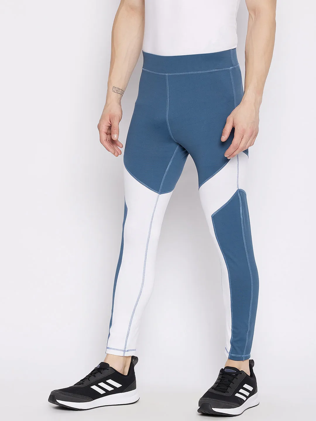 JUMP USA Men Blue Active Wear Tights
