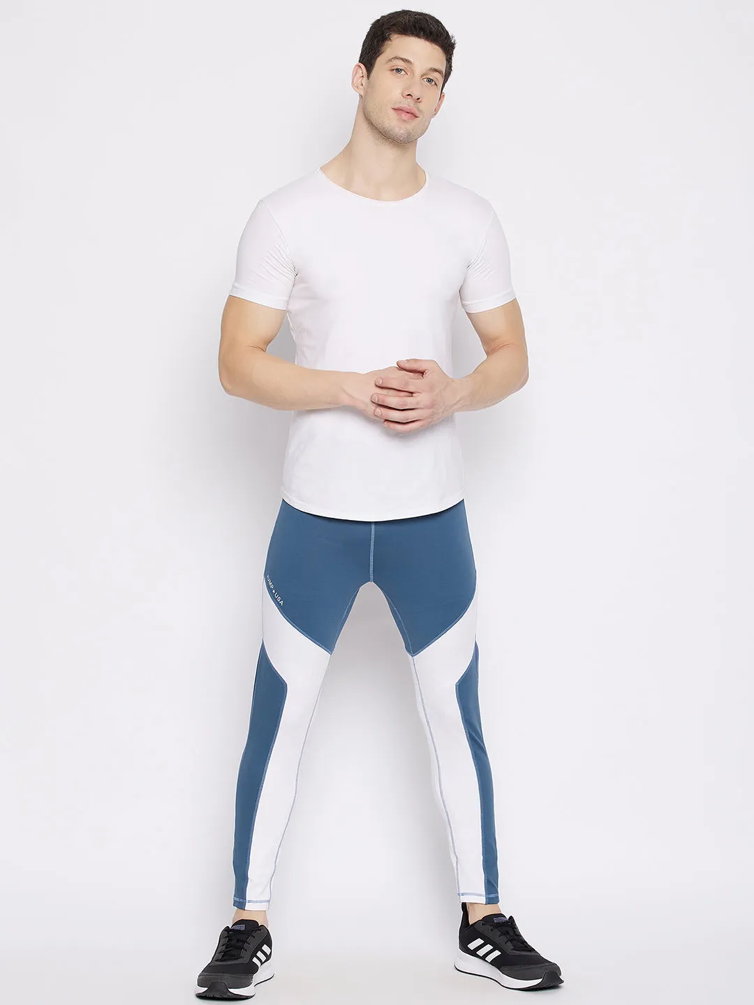 JUMP USA Men Blue Active Wear Tights