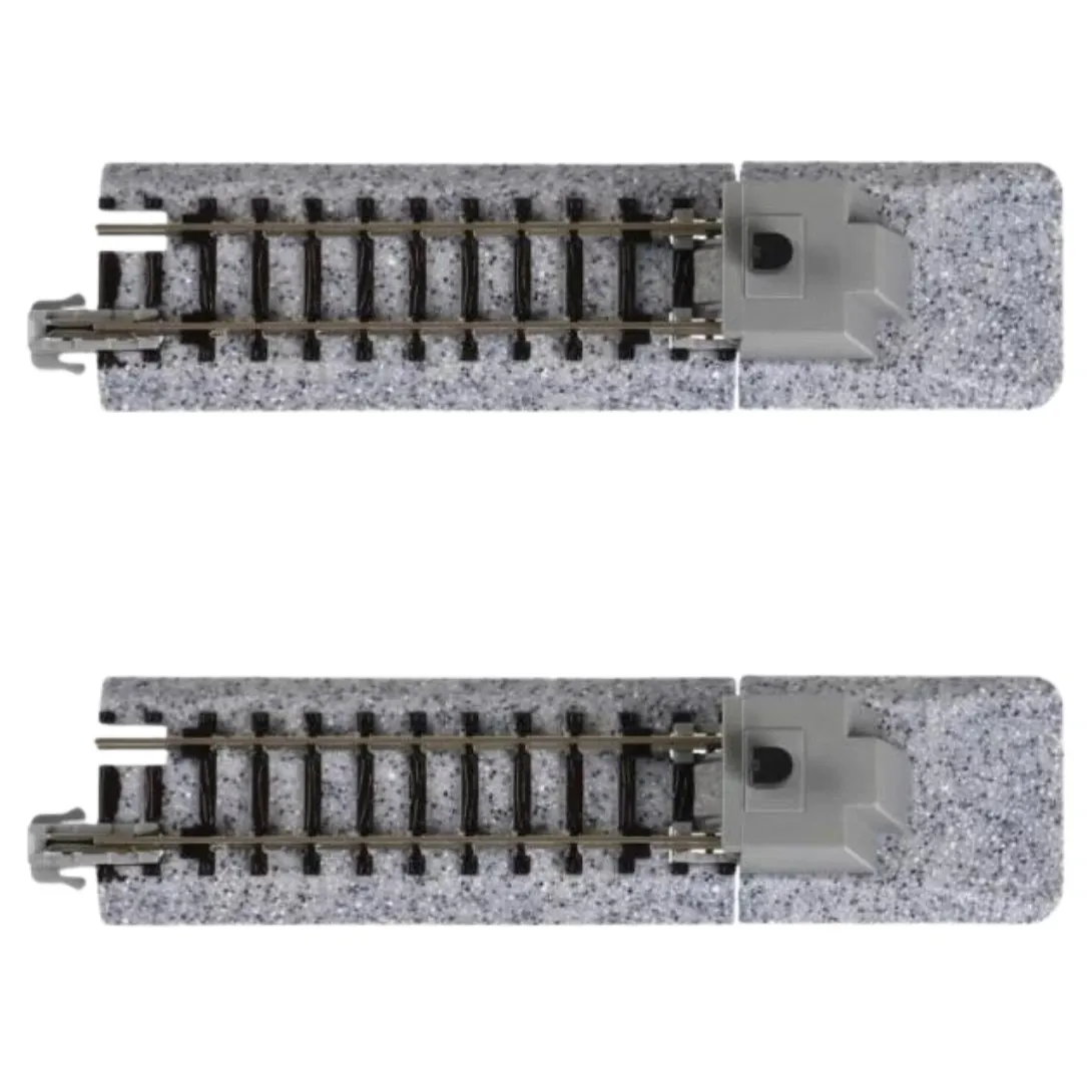 KATO - 20-046 - Straight Track With Bumper A - (S62B-A)  - Set of 2 - N Gauge