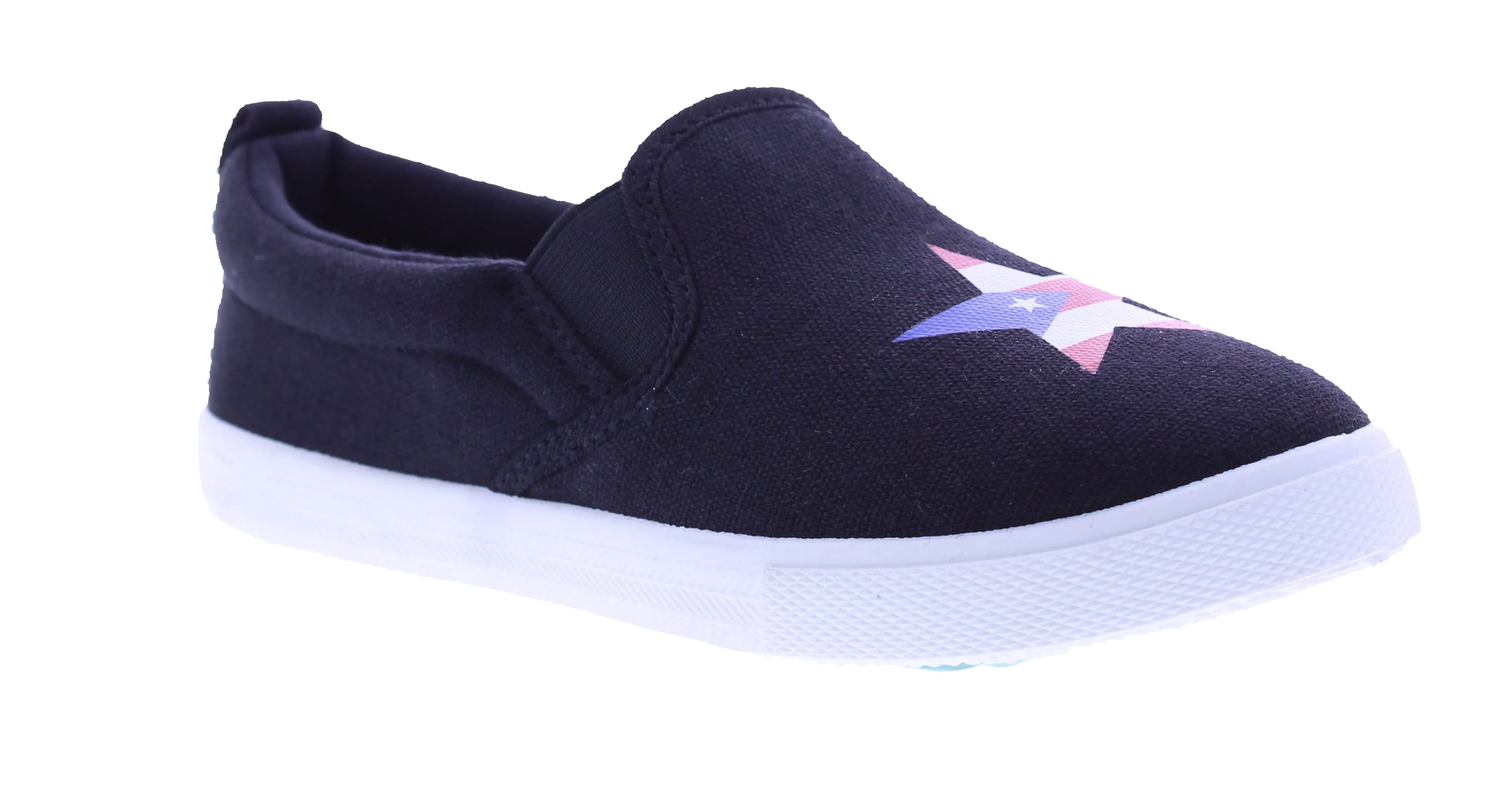 Kids Puerto Rico Print Slip On Sneaker