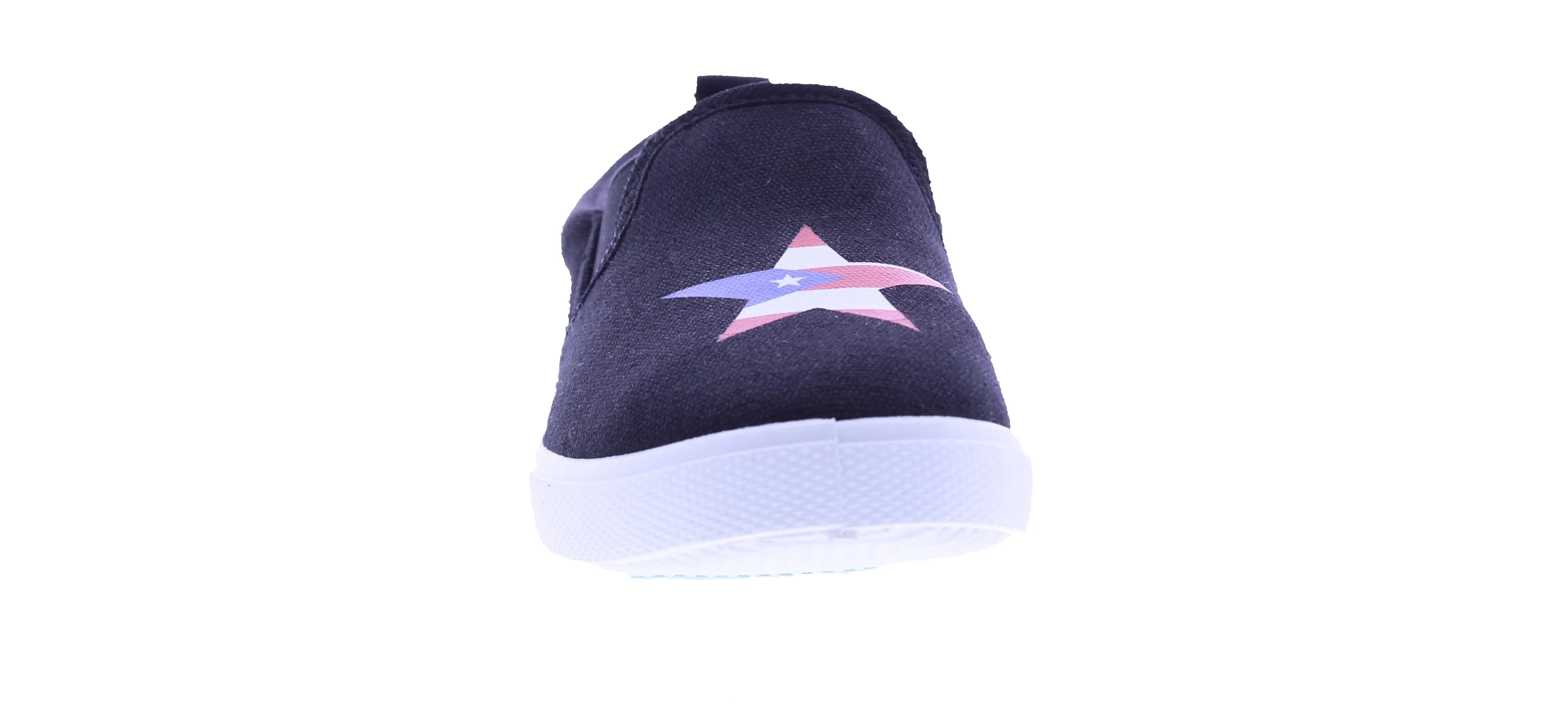 Kids Puerto Rico Print Slip On Sneaker