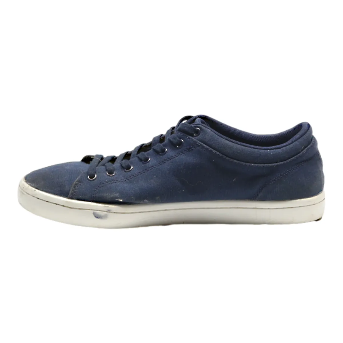 LACOSTE Sneaker Trainers Blue Canvas Mens UK 9