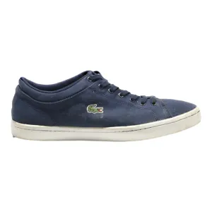 LACOSTE Sneaker Trainers Blue Canvas Mens UK 9