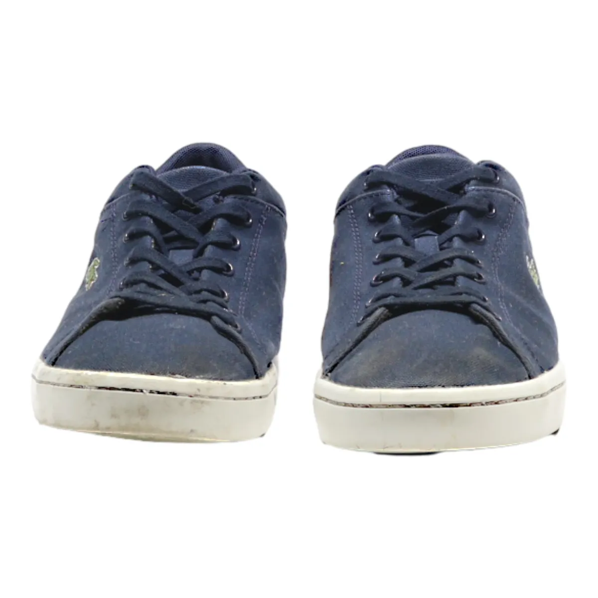 LACOSTE Sneaker Trainers Blue Canvas Mens UK 9