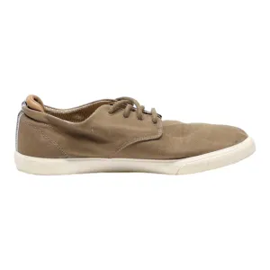 LACOSTE Sneaker Trainers Brown Canvas Mens UK 9.5