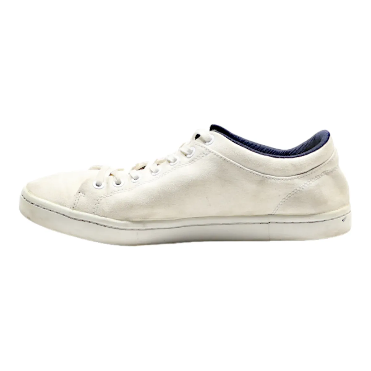 LACOSTE Sneaker Trainers White Canvas Mens UK 9